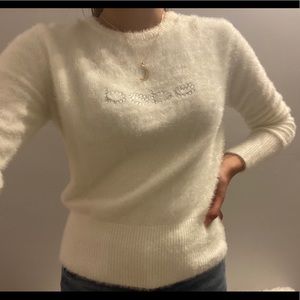 BEBE white sweater!
